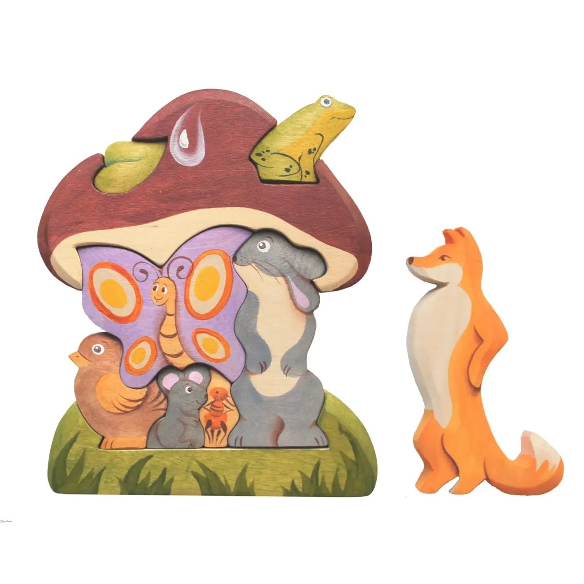 Пазл сказки дерева под грибом (08009), 9 дет.