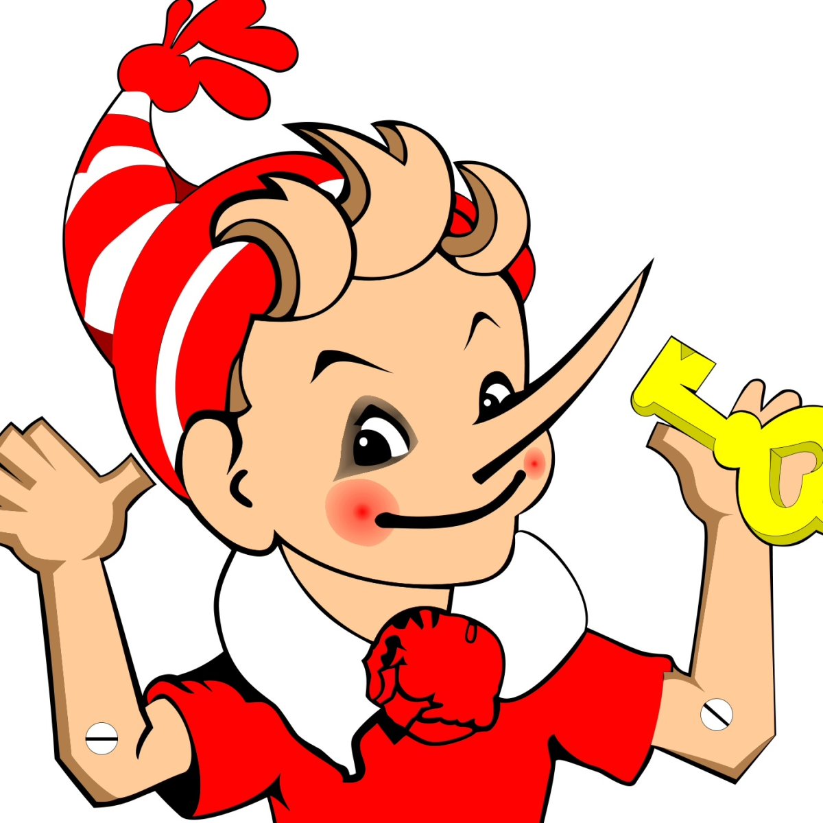 Раскраска. Пиноккио