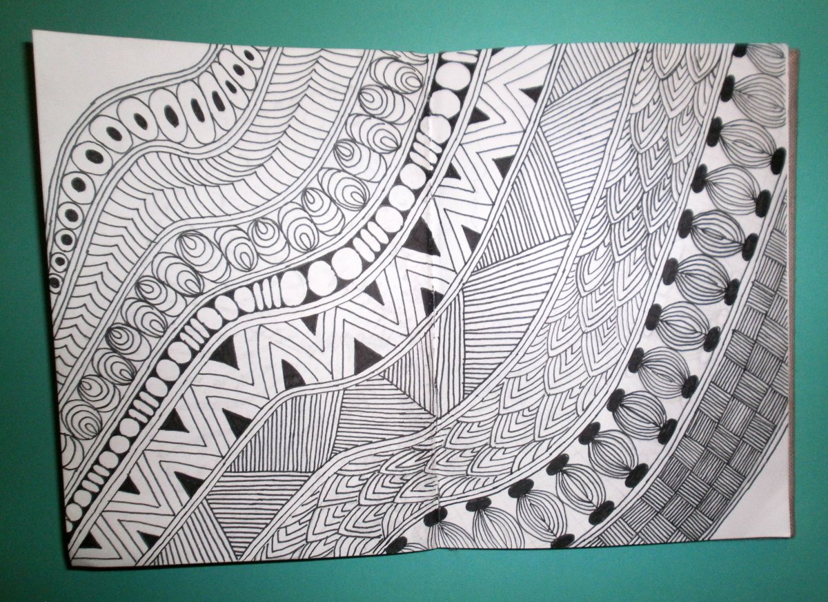 Зен-арт медитативное рисование