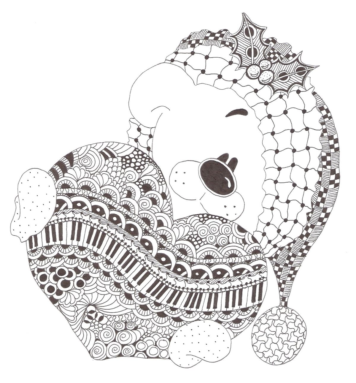 Раскраски в стиле дудлинг