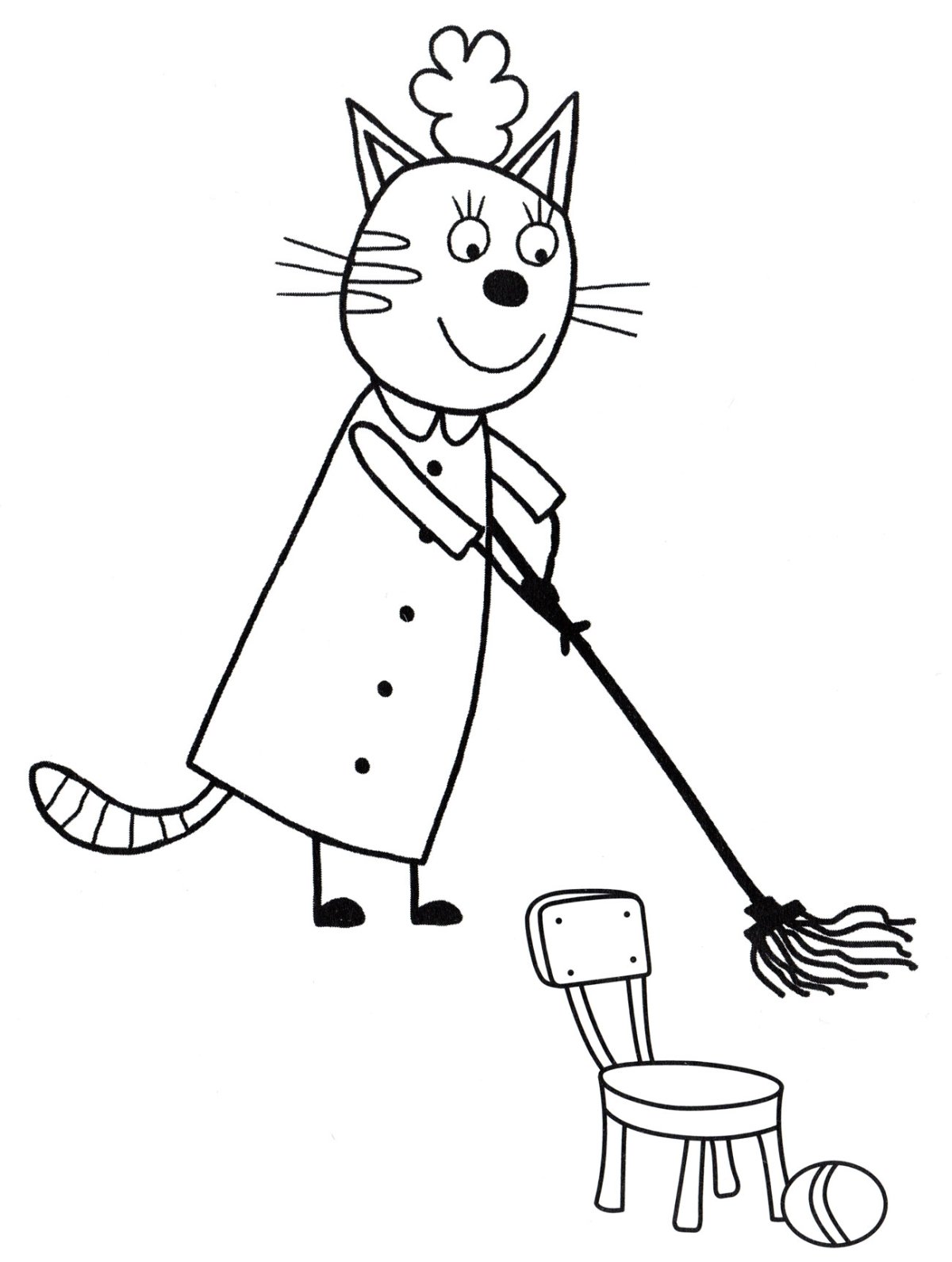 Лев Бонифаций раскраска