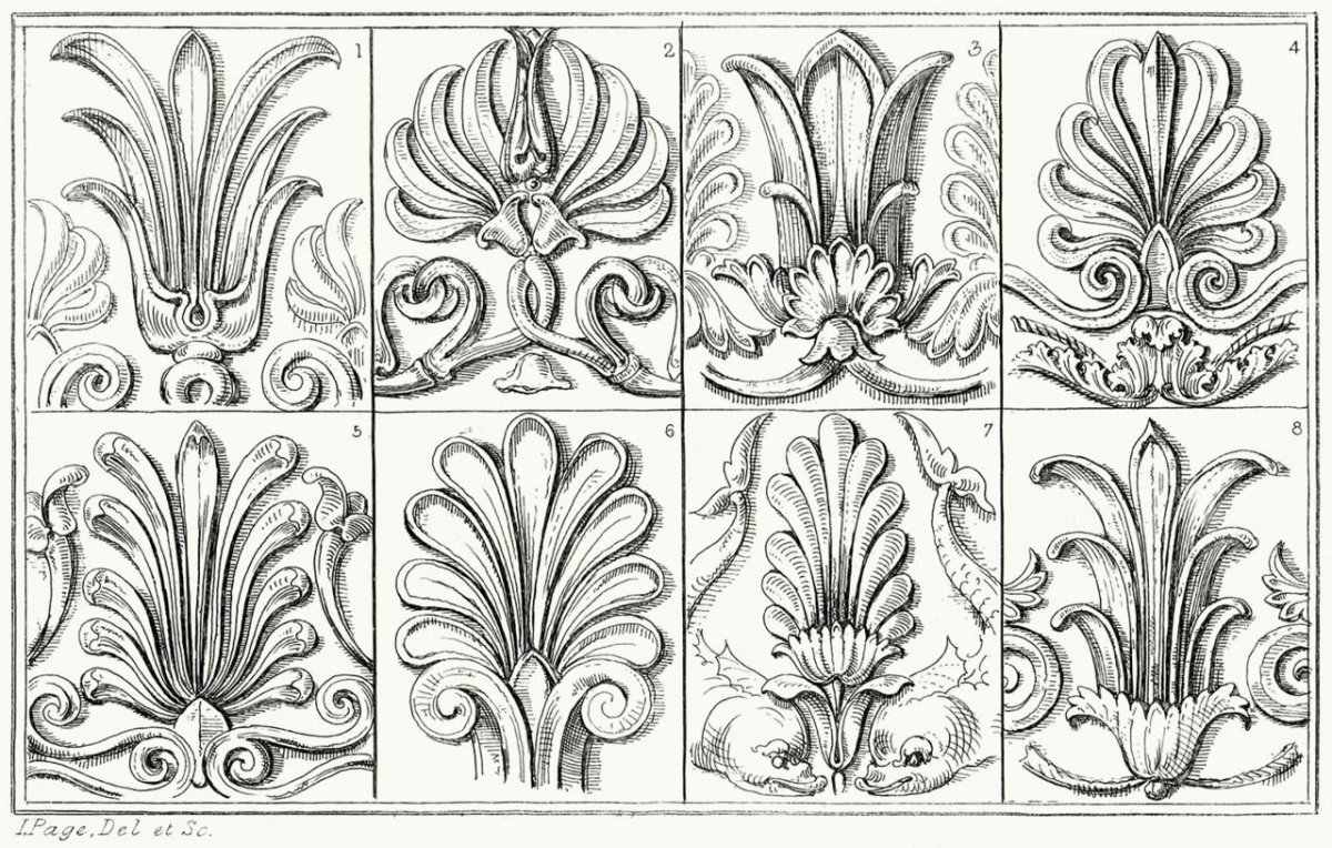 Акант орнамент Рим