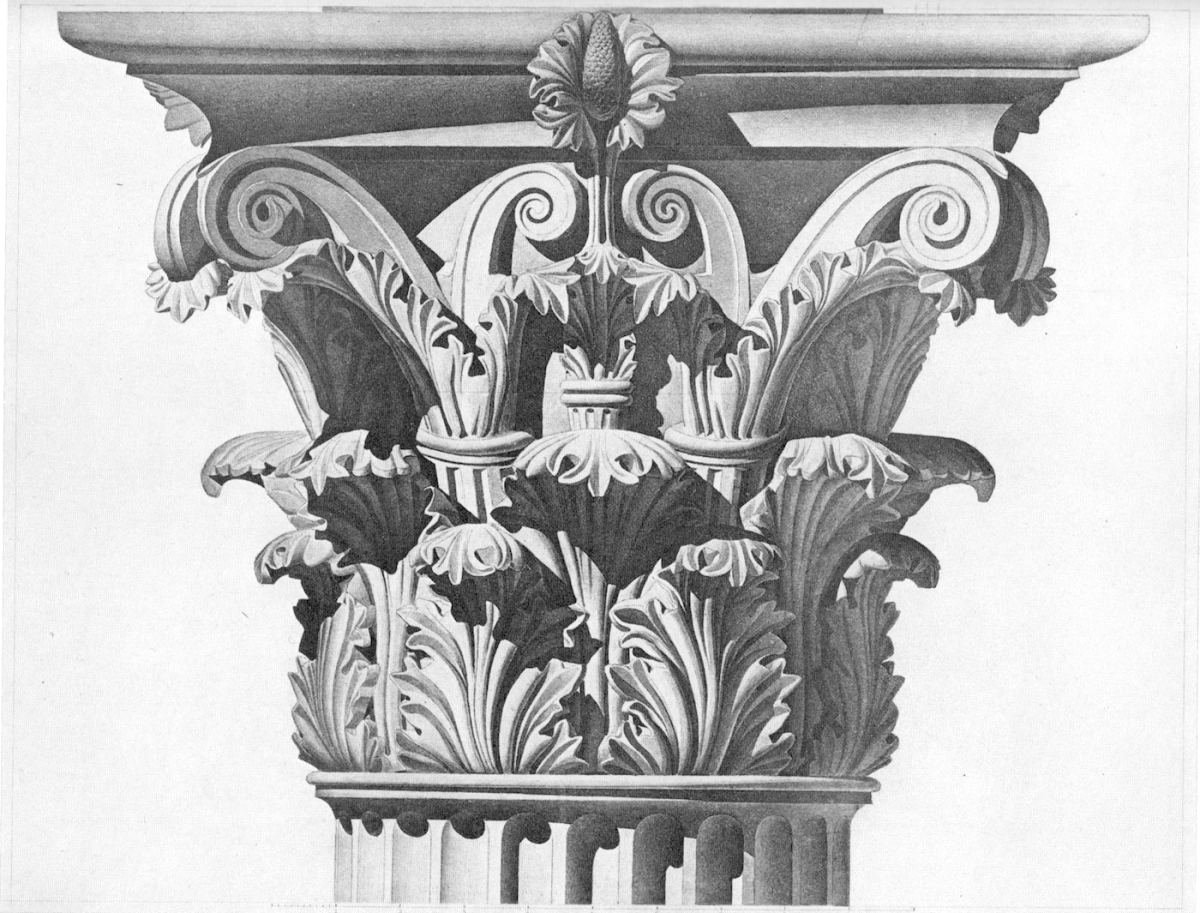 Коринфский ордер в архитектуре отмывка