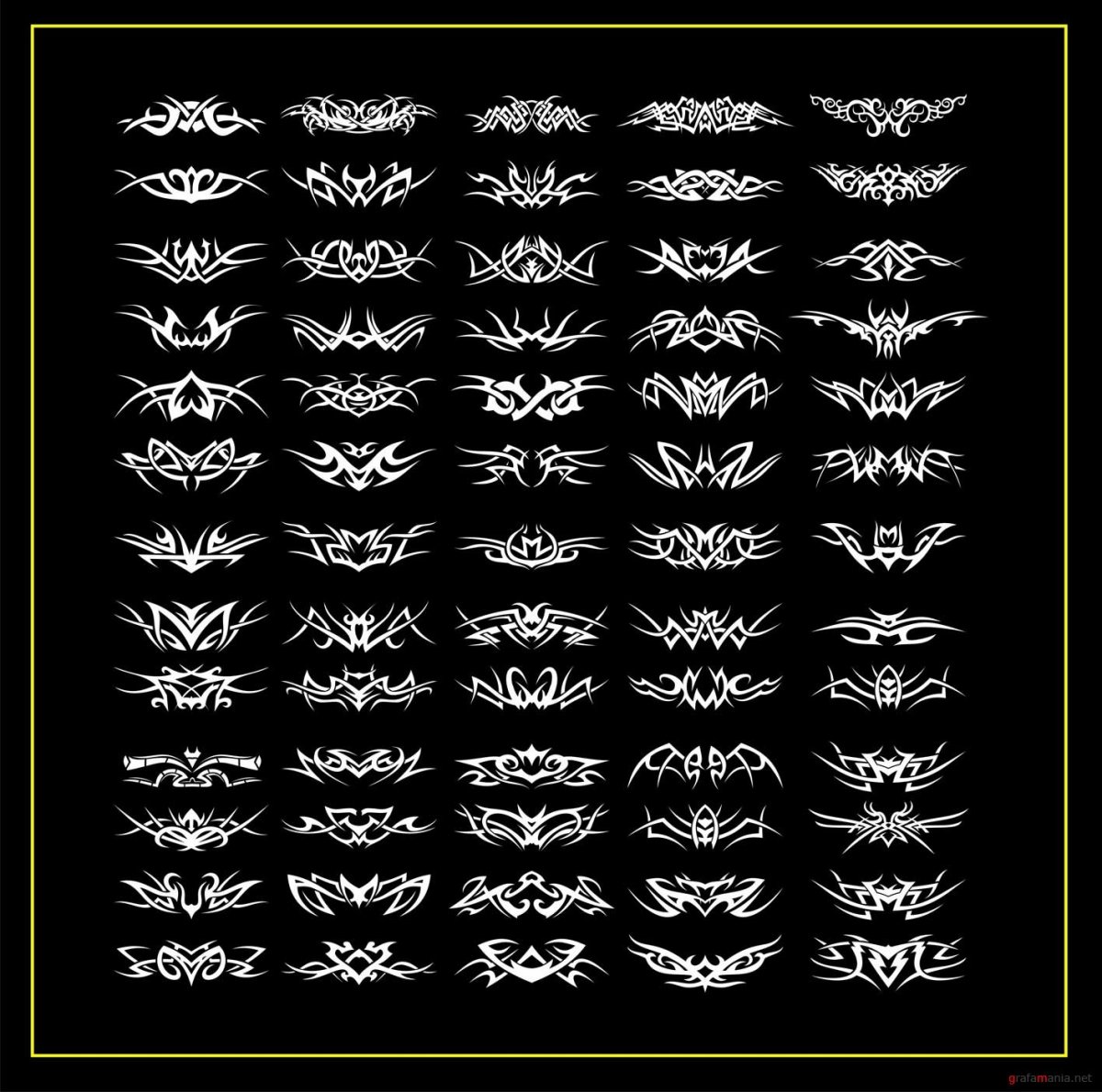 Узоры для травления на металле