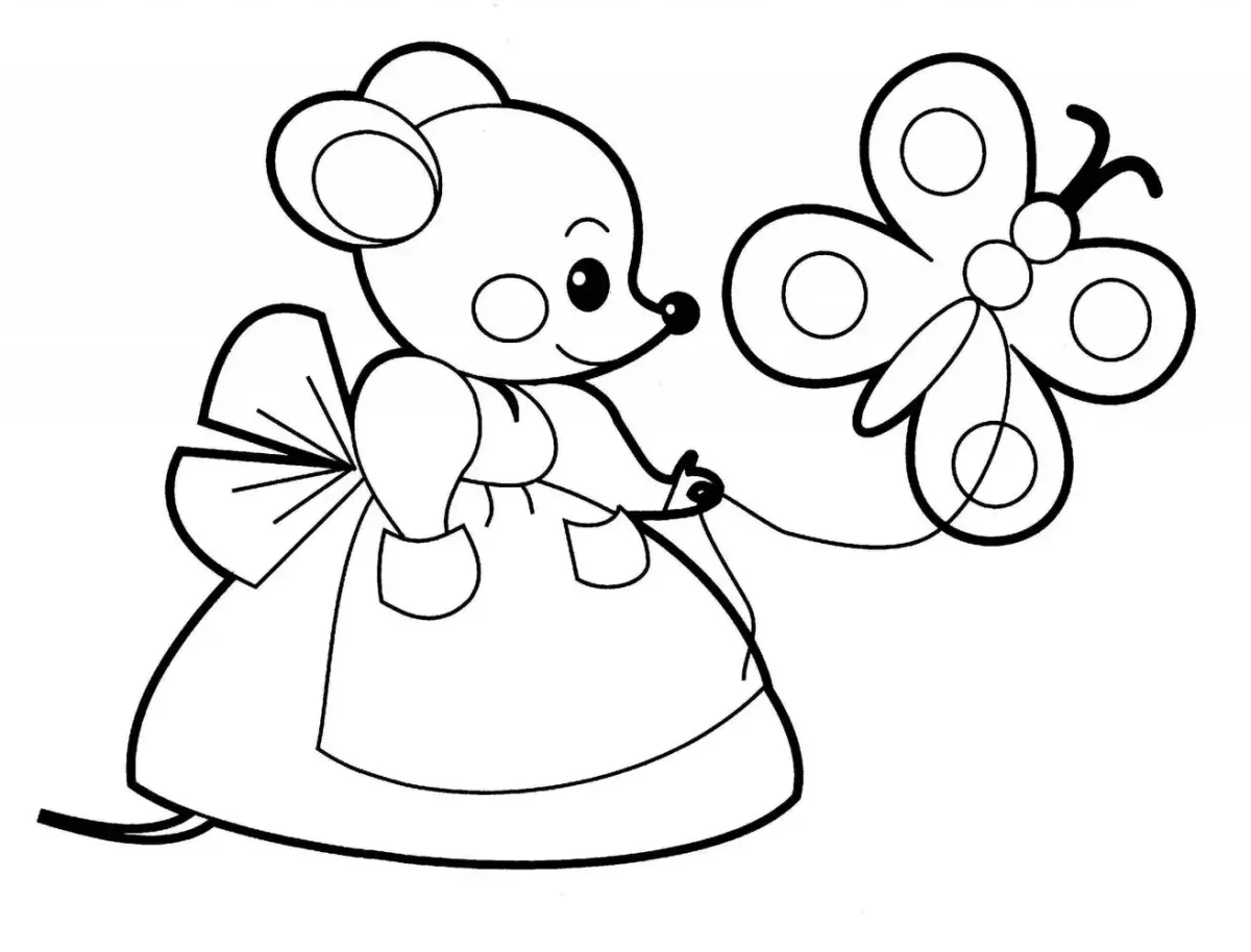 Раскраска пышка