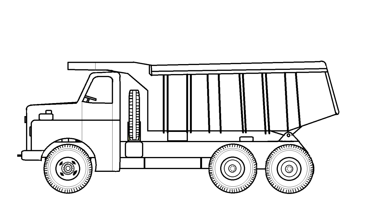 Татра 815 раскраска