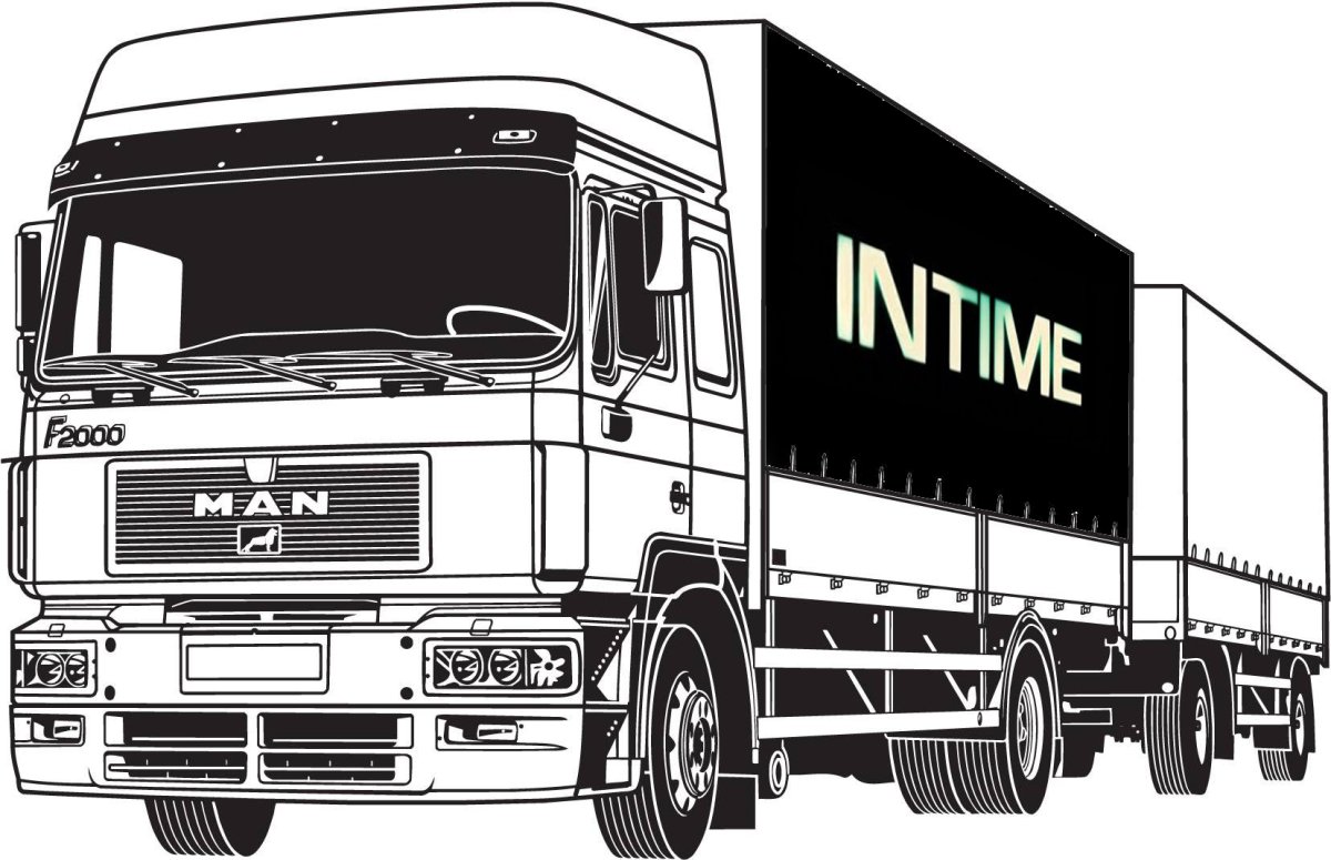 Грузовик Скания вектор