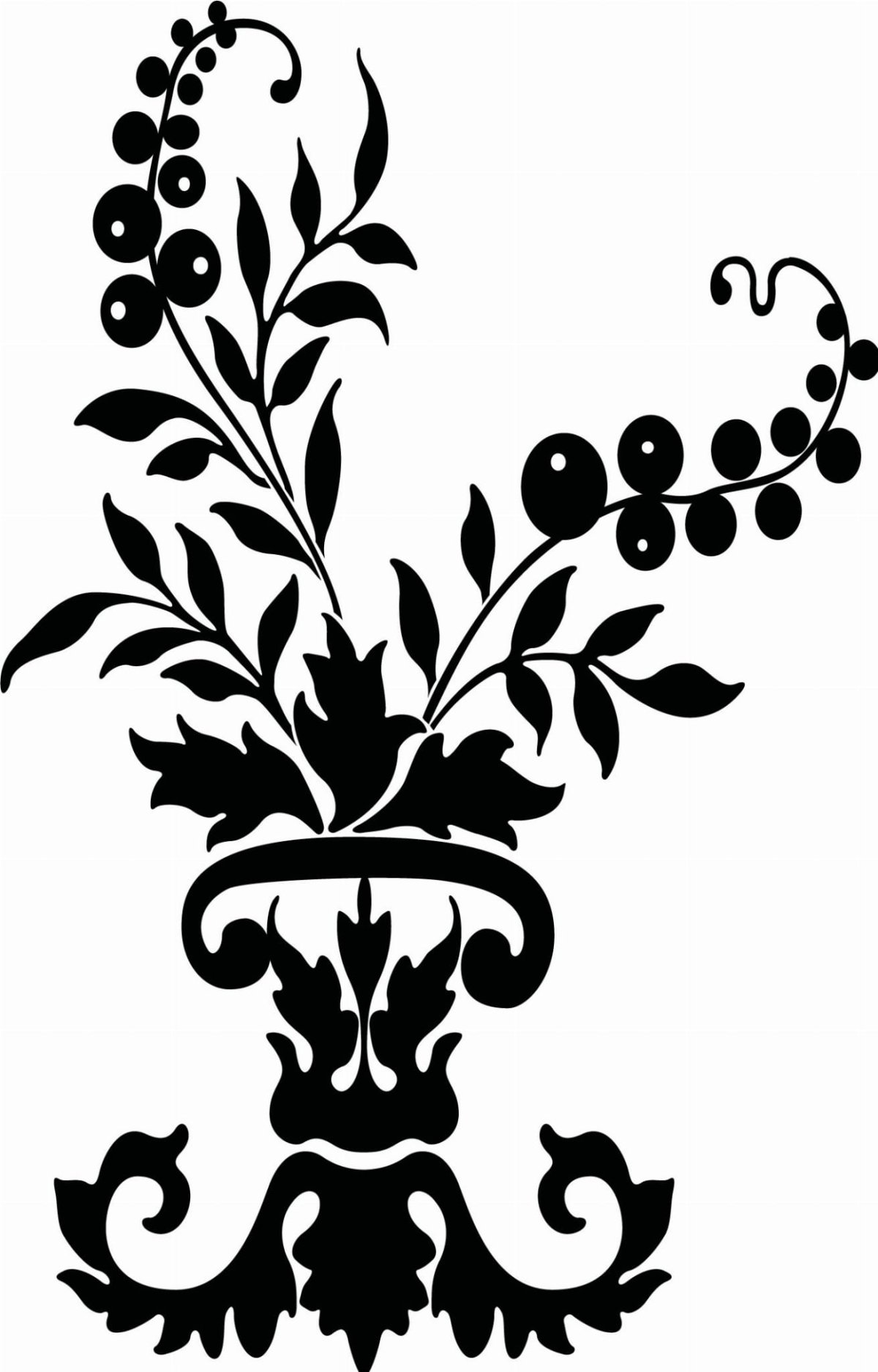 Ваза с узорами