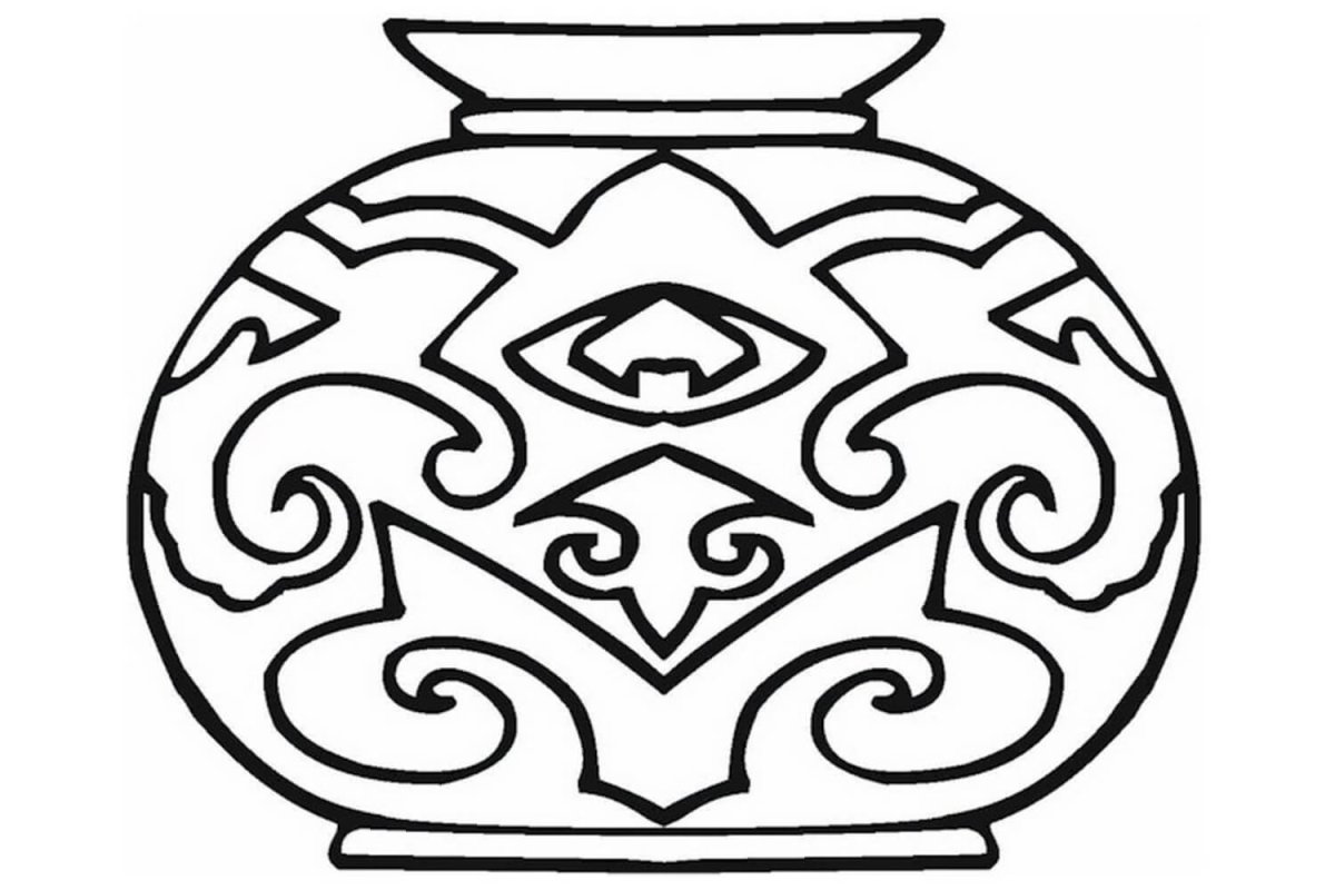 Составление узора для вазы