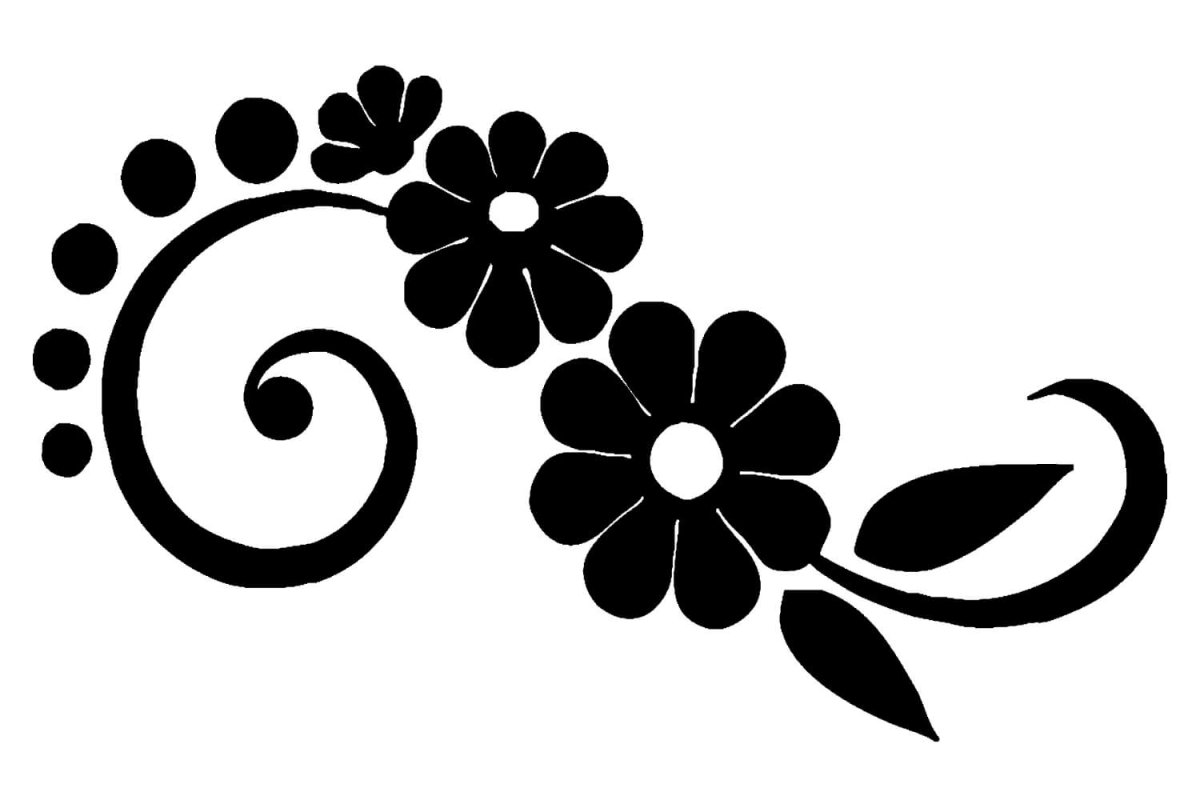 Контурный рисунок орнамент