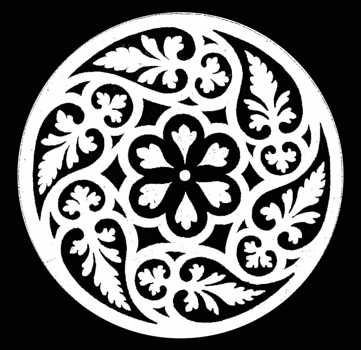 Национальный узор тюбетейки Узбекистана вектор