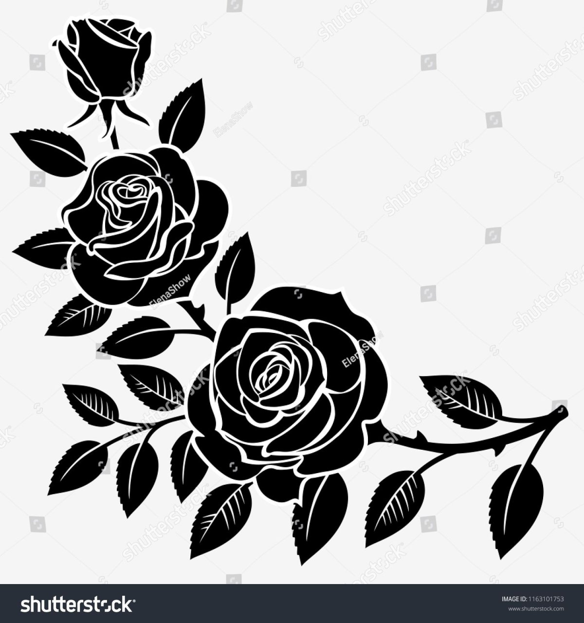 Трафаретные узоры