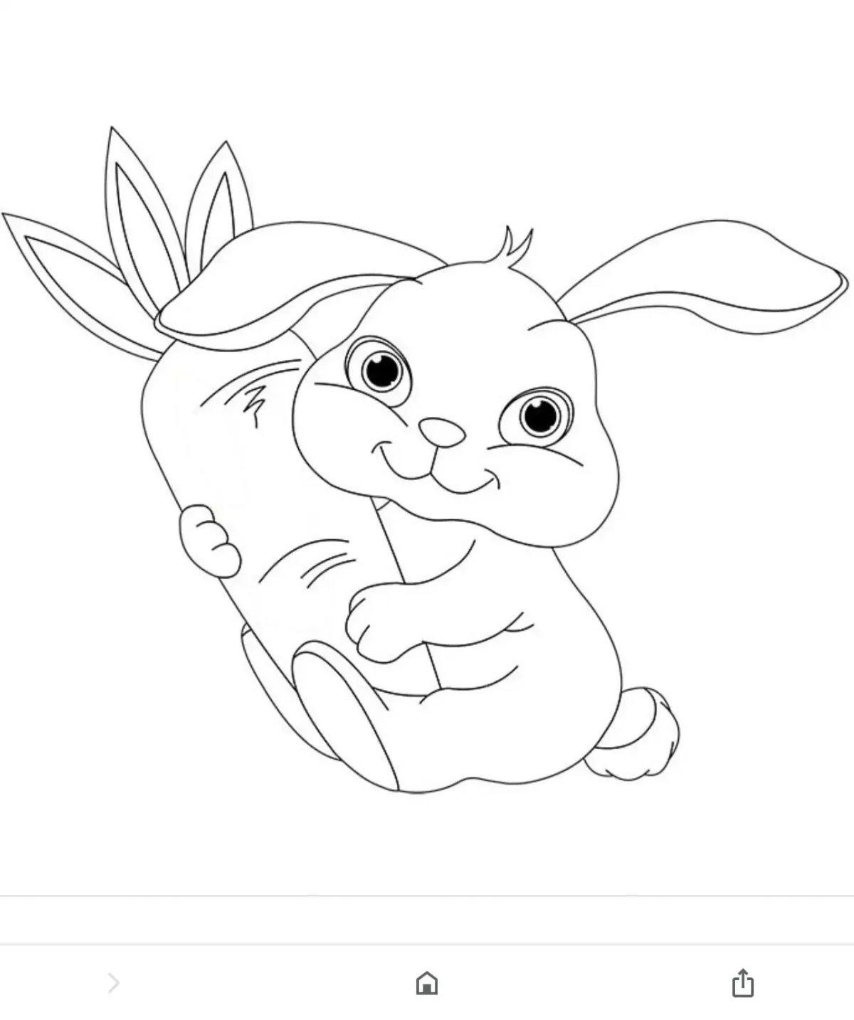 Кролик черно белая для детей