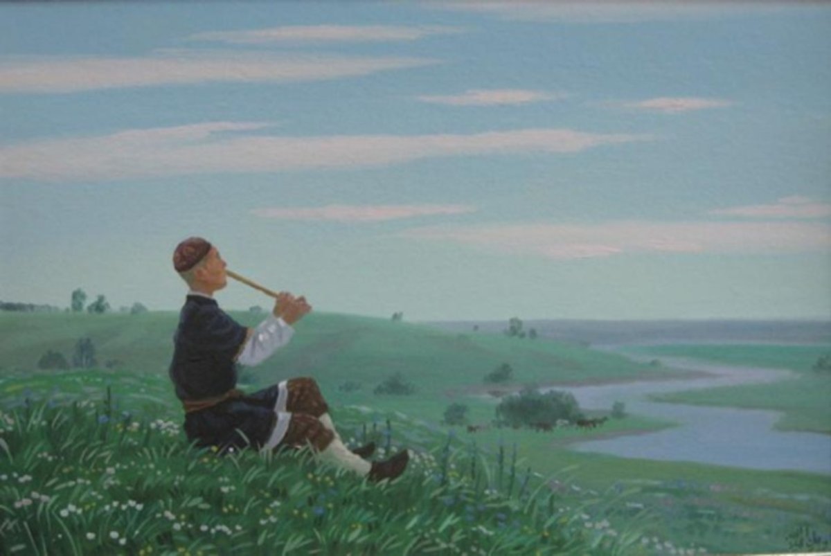 Флейта набросок