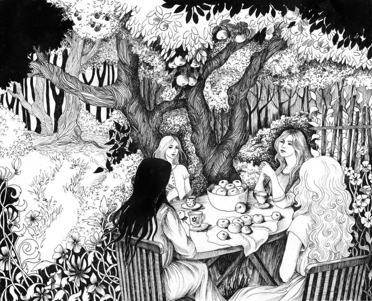 По ту сторону реки иллюстрации