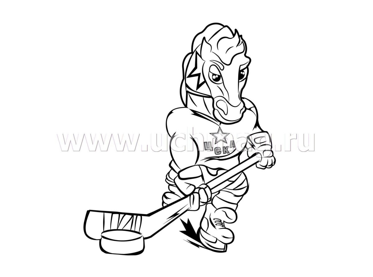 Раскраска ЦСКА