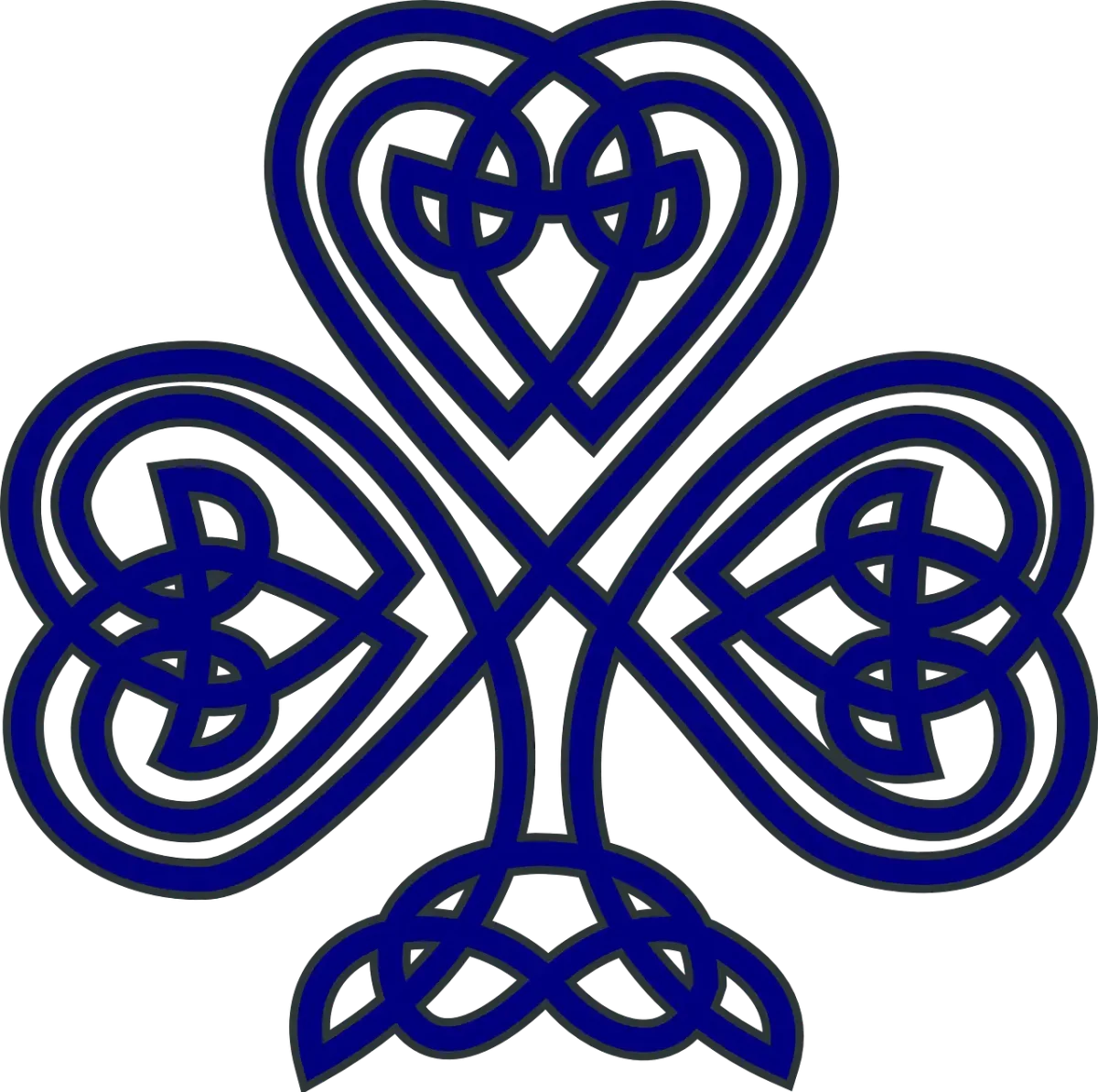 Кельтский дракон трикветр