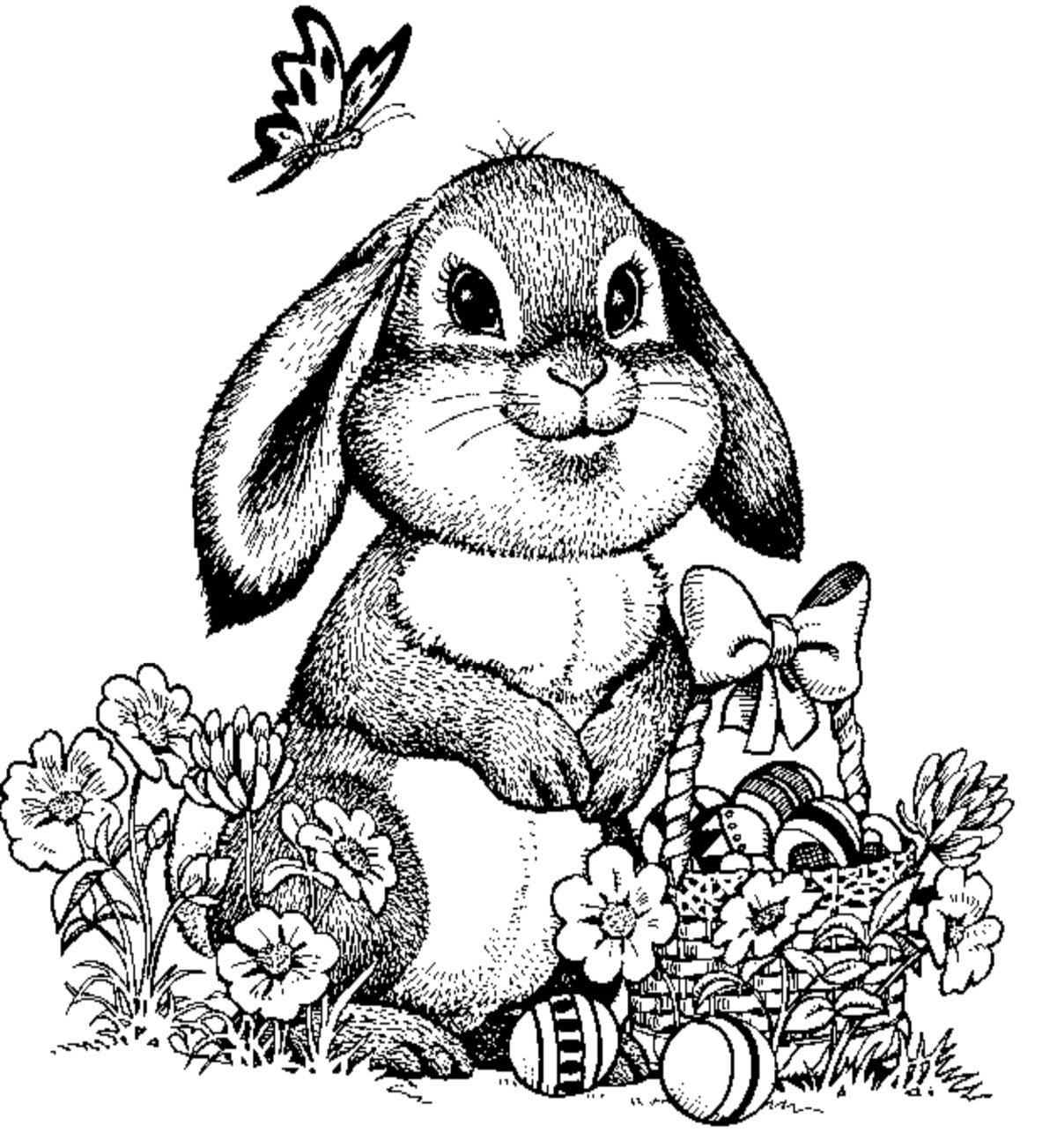 Картинки для срисовки зайчики