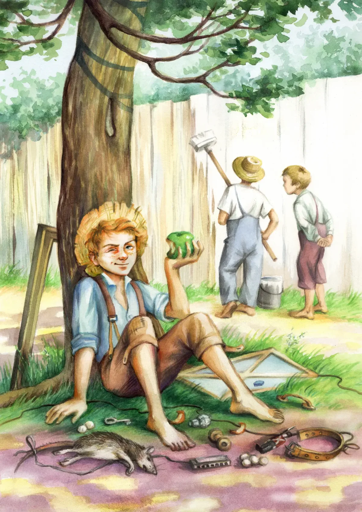 Приключения Тома Сойера иллюстрации