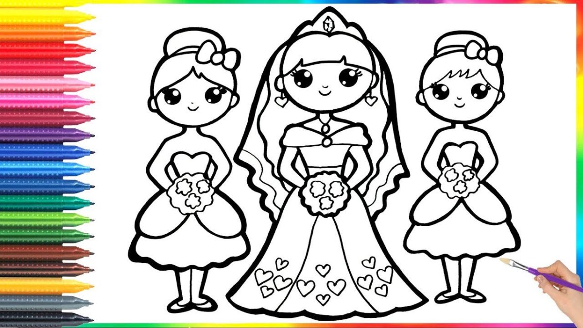 Раскраска для девочек