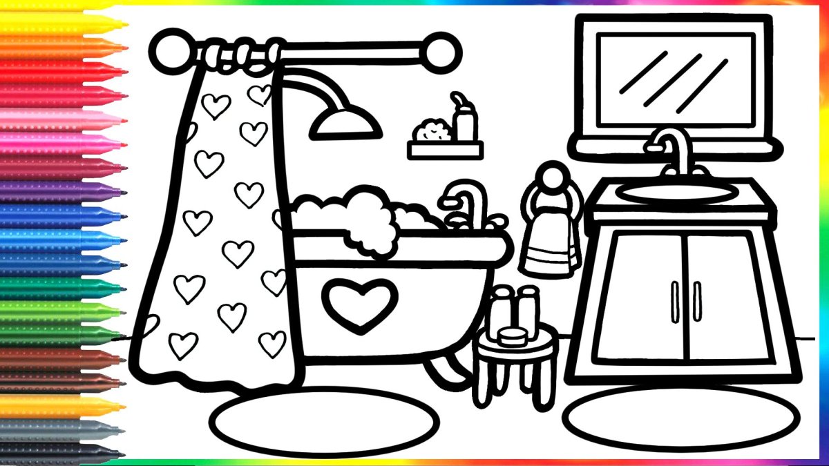 Рисунок раскраска для детей 3 лет