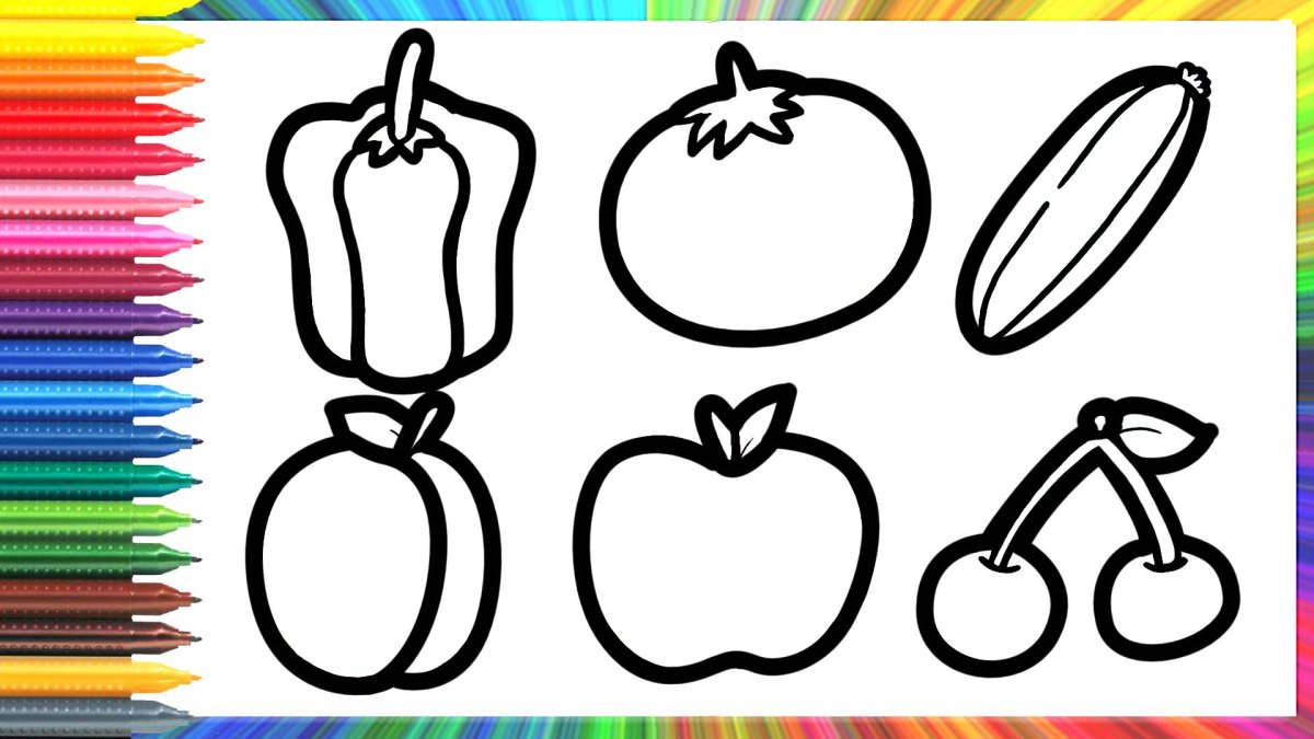 Раскраски для малышей