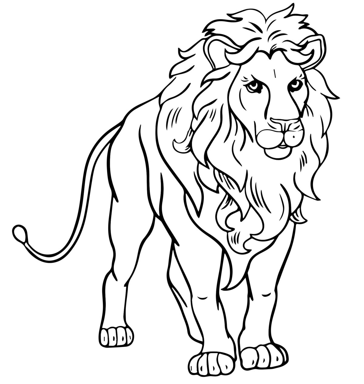 Разукрасить Льва