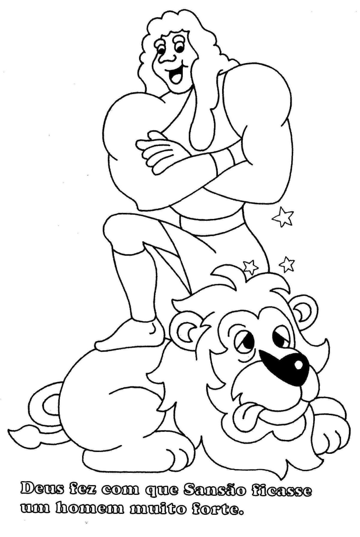 Распечатка Льва