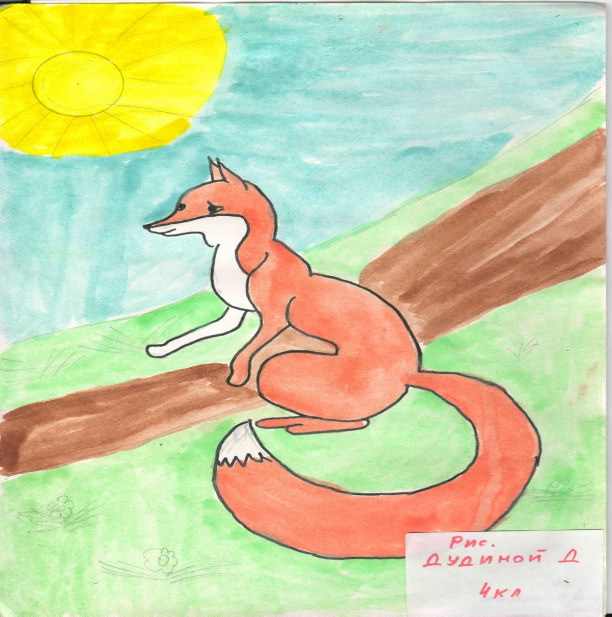 Кот петух и лиса раскраска