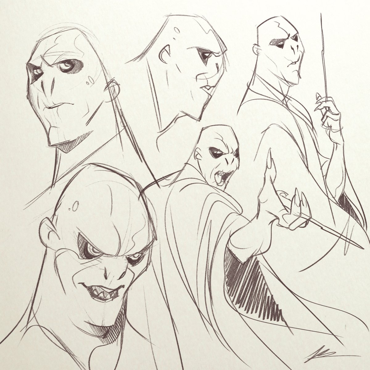 Гарри Поттер и волан де Морт раскраска