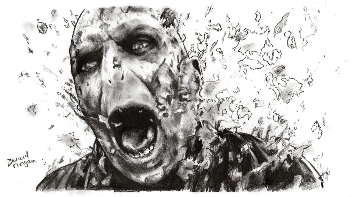 Скетч Воландеморт Гарри