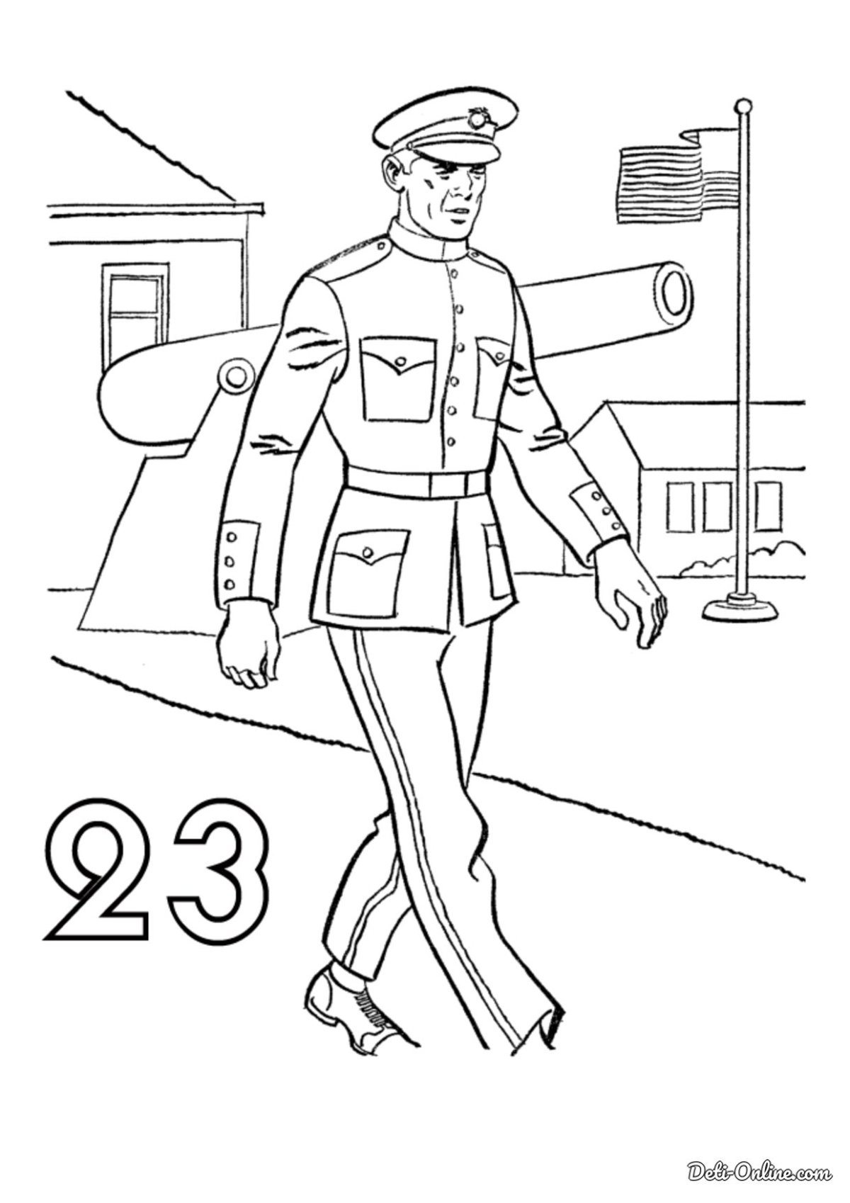 Раскраски на тему война