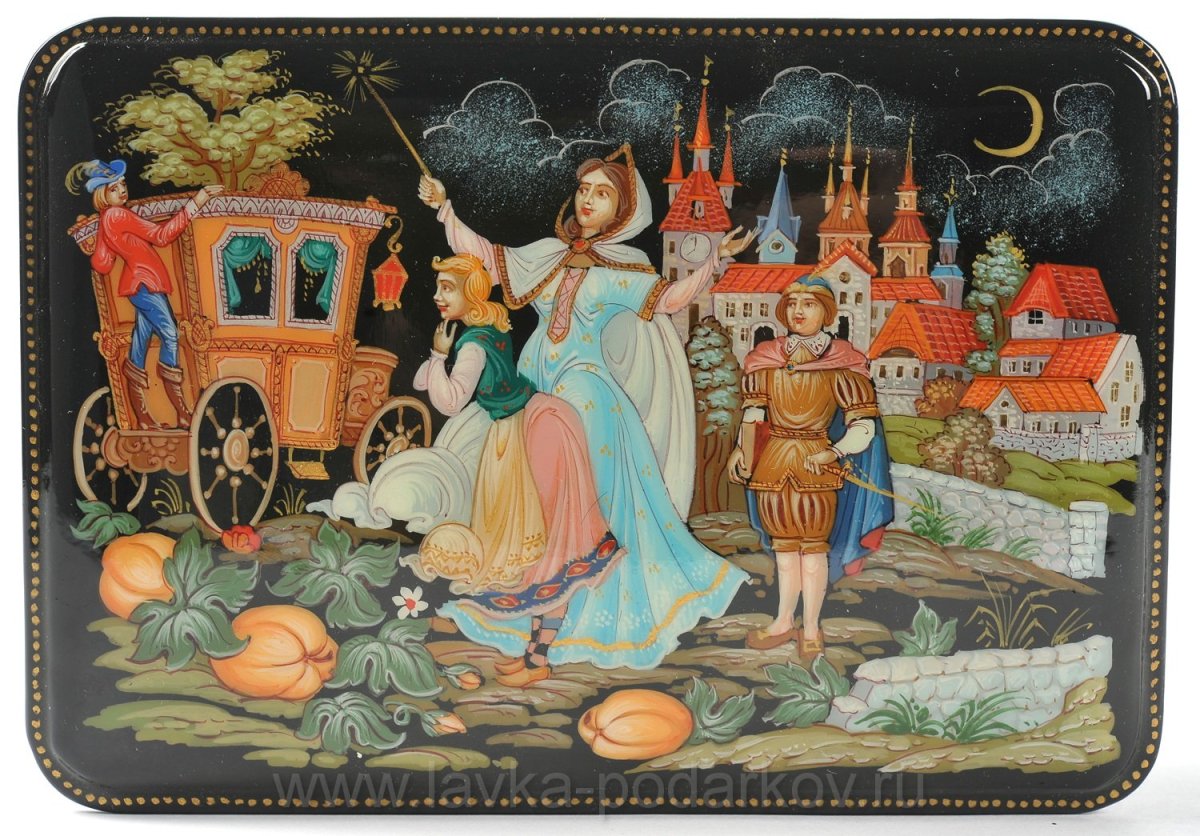 Сказки Пушкина в Холуйской миниатюре