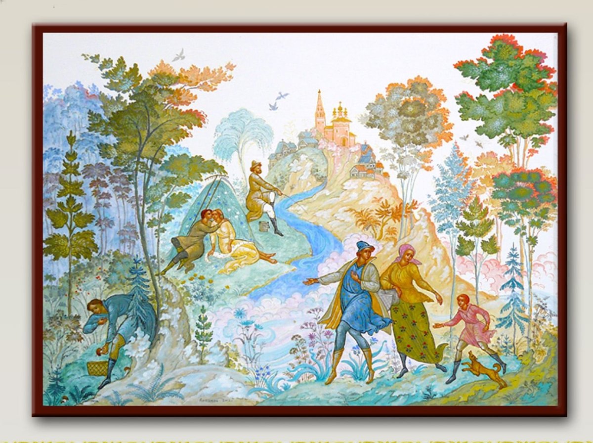 Палехская миниатюра Популова