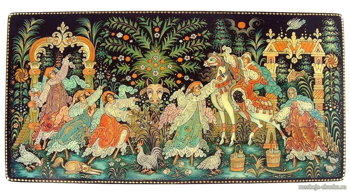 Сказки Пушкина Палех