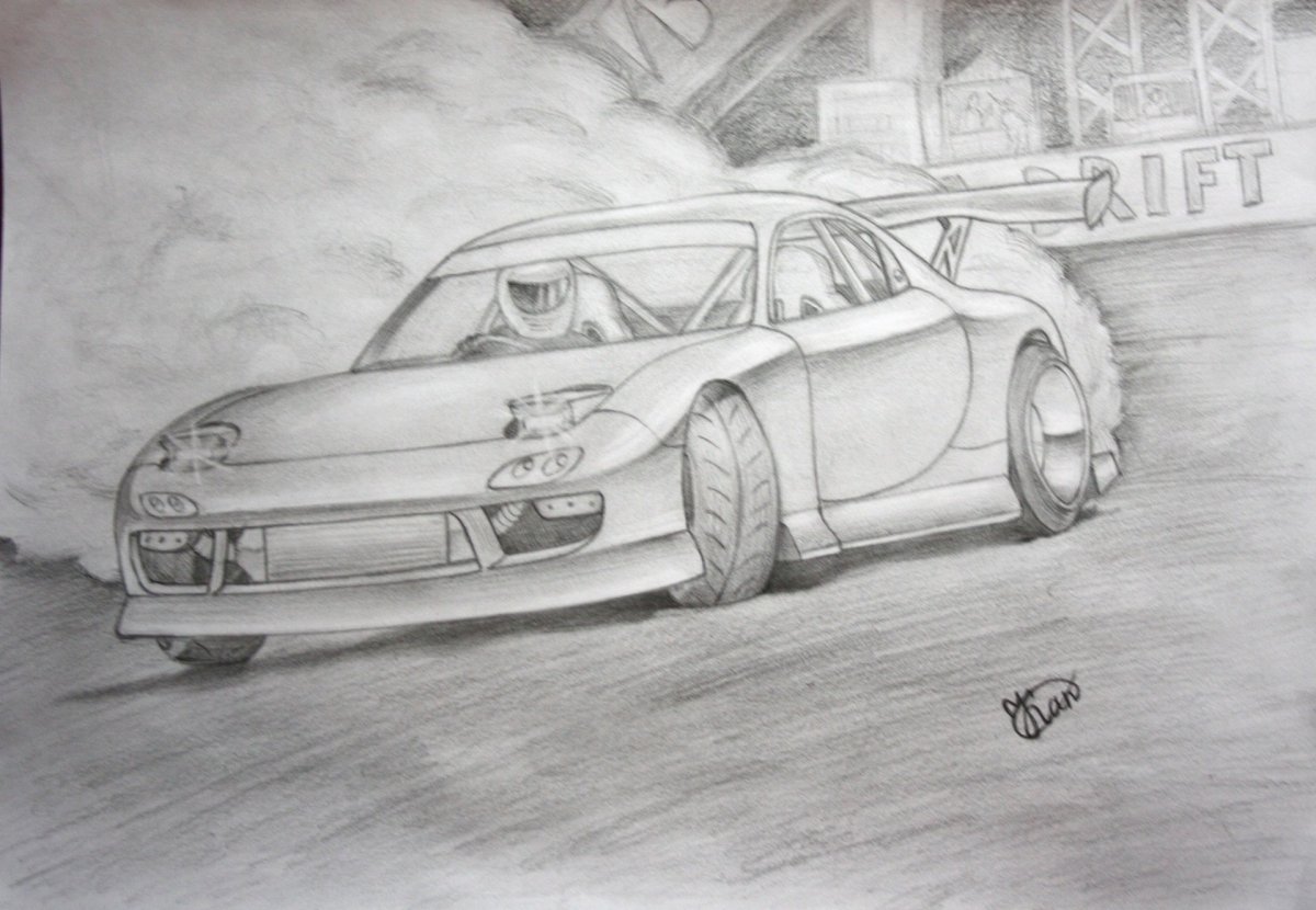 Машины для дрифта раскраски