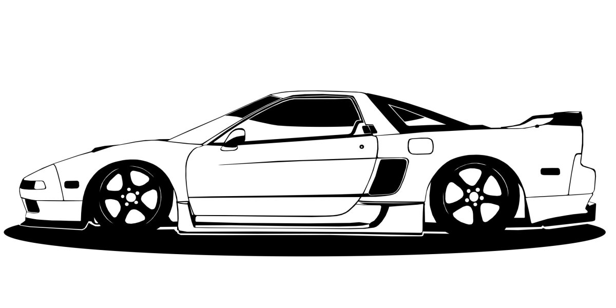 Honda NSX Type-r раскраска