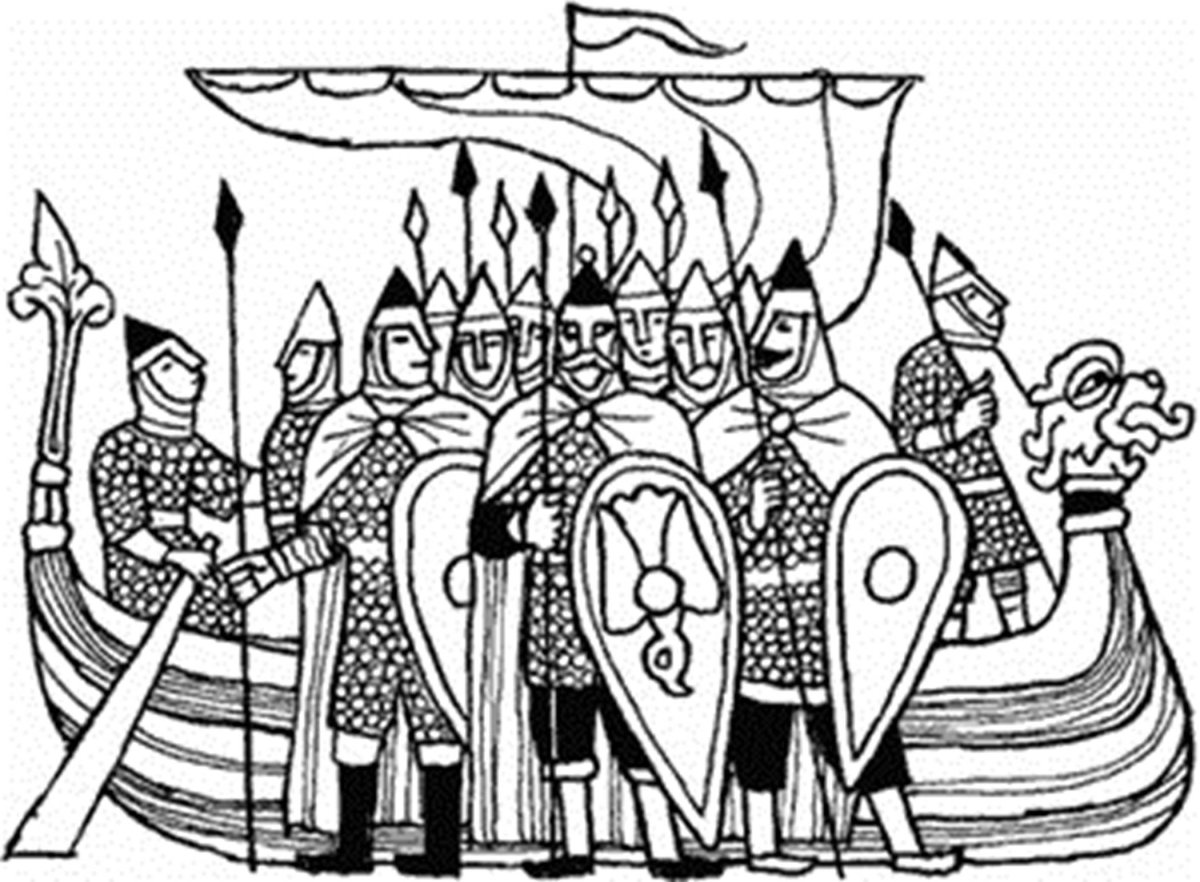 Князь Владимир Креститель Руси рисунок