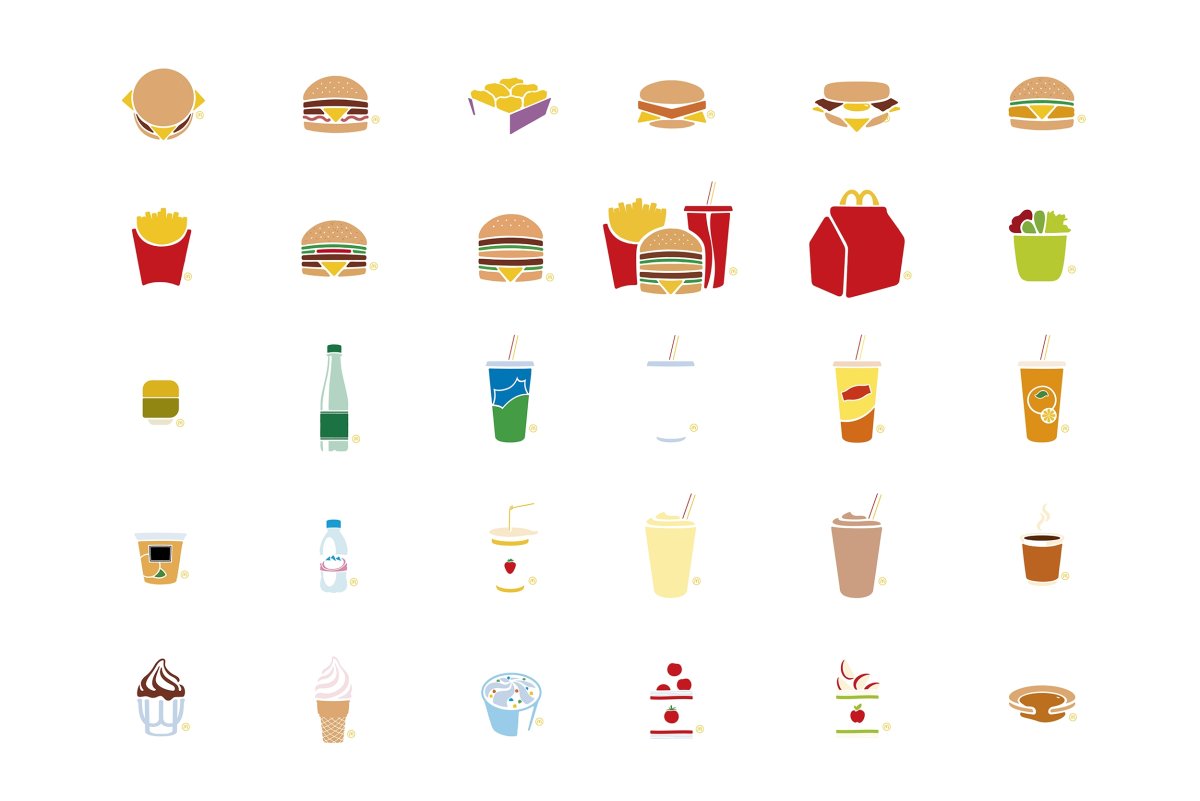 Наклейки макдональдс