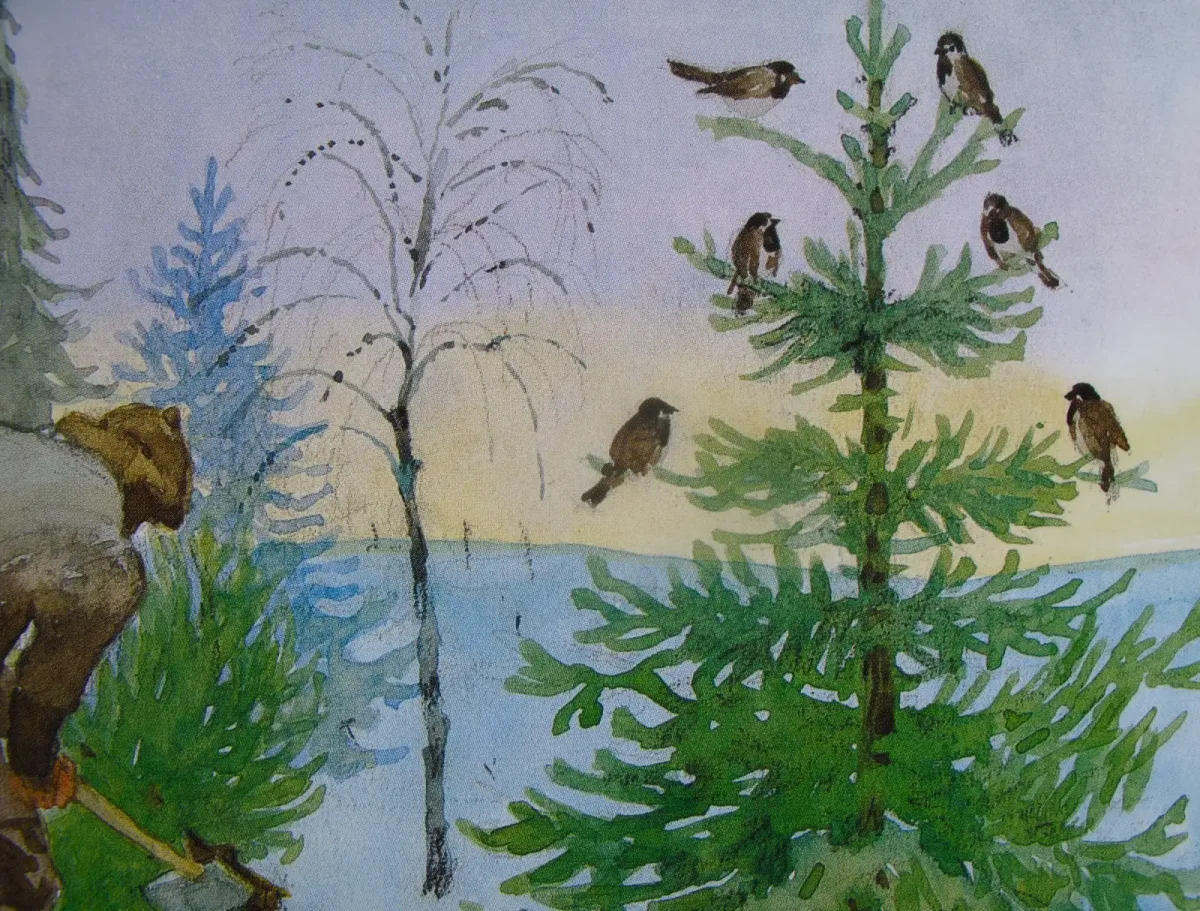 Ганс христиан Андерсен «ёлка» иллюстрации