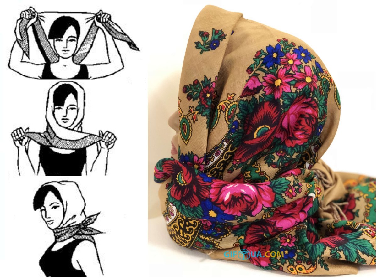 Платок треугольный