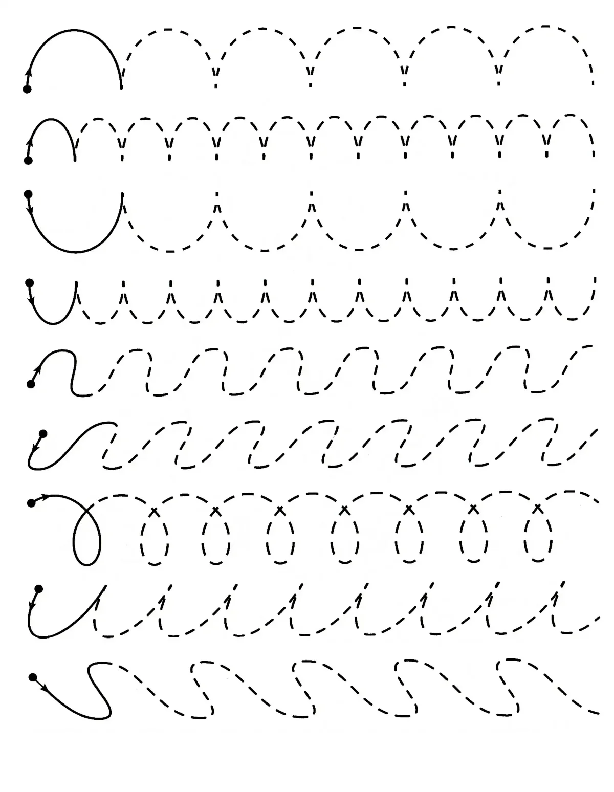 Задания на графомоторные навыки для детей 5-6 лет