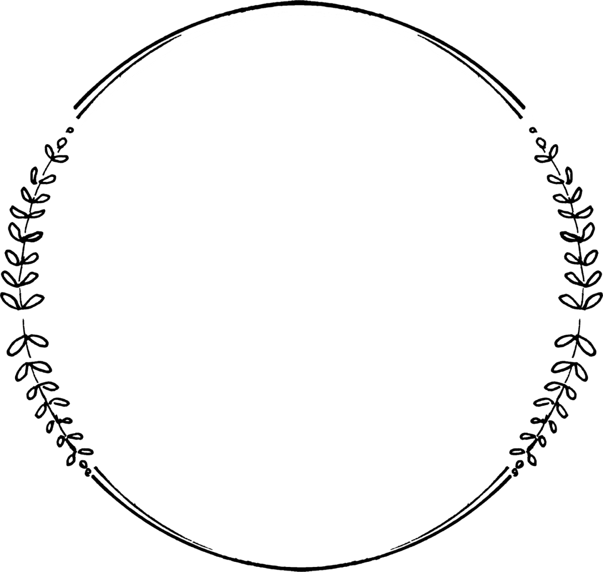 Круглая рамка для логотипа