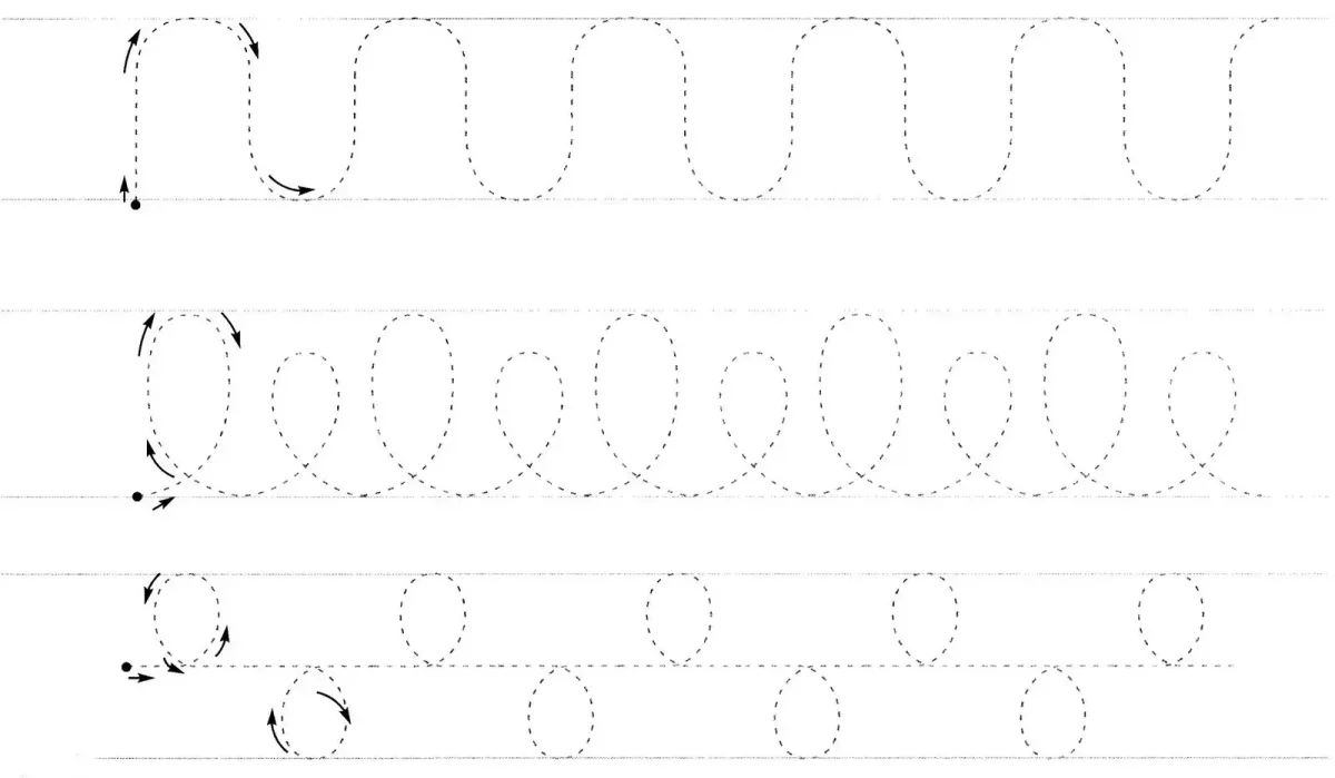 Линии пунктиром для детей