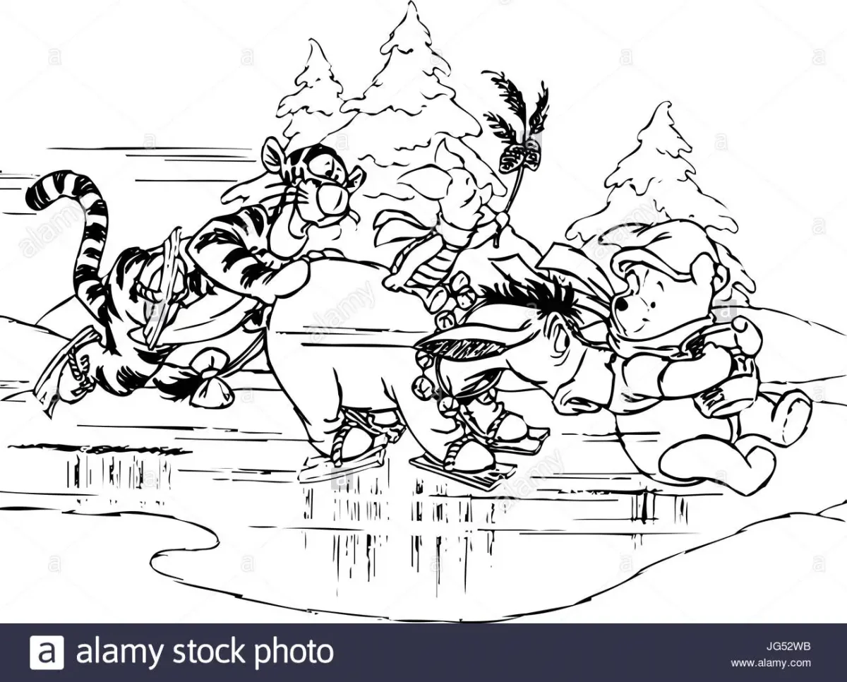 Осторожно тонкий лёд ракраски для детей