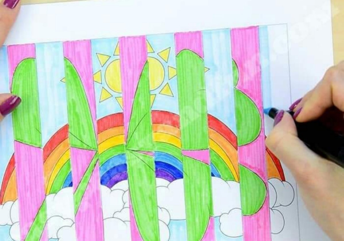 Книга-раскраска где художники свои узоры искали