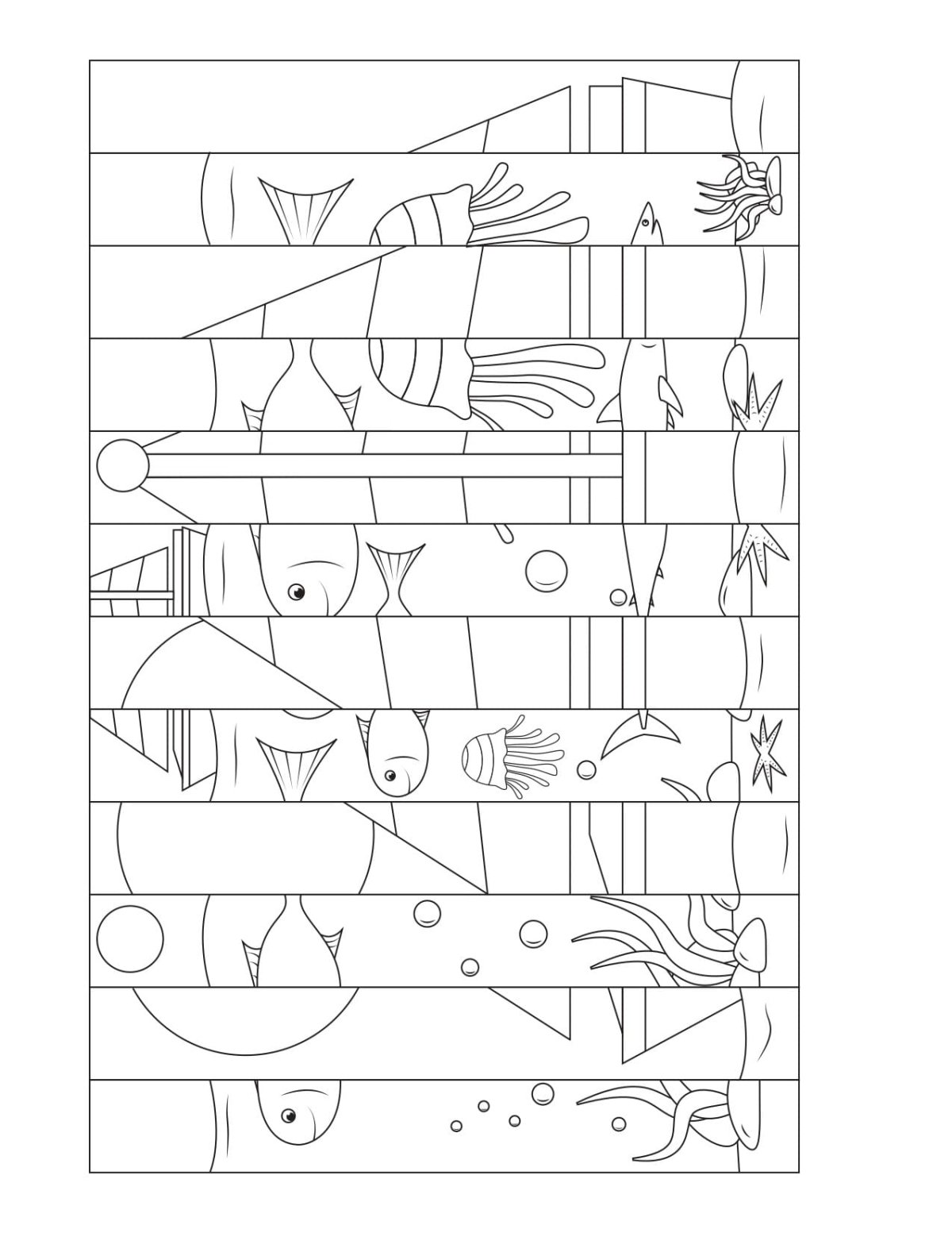 Агамограф рыбки и кораблик