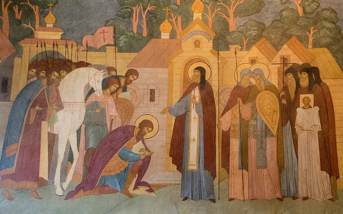 Сергий Радонежский Пересвет и Ослябя