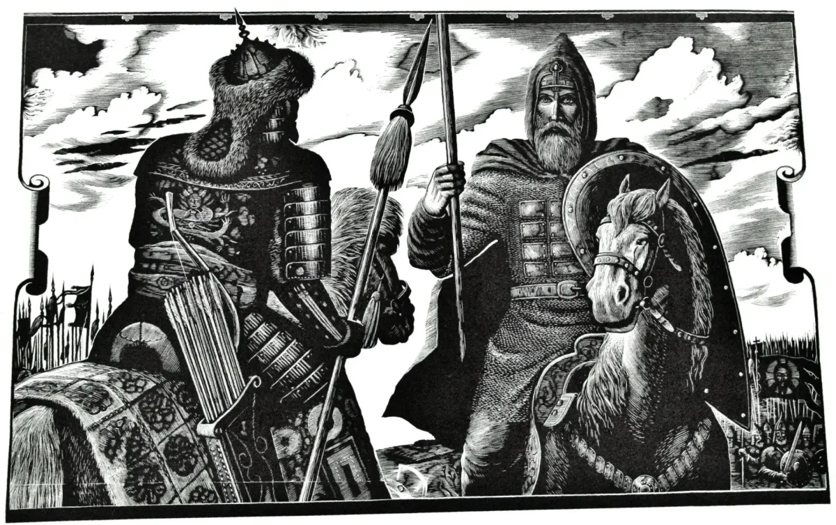 Пересвет и Челубей Куликовская битва