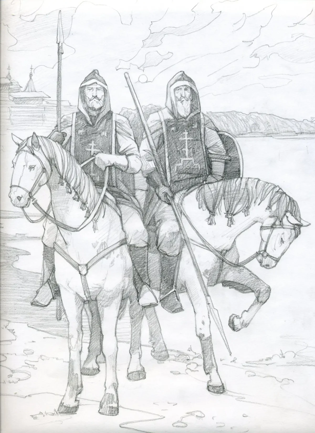 Ослябя Куликовская битва 4 класс